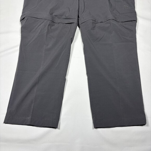 Lot of 2 L.L Bean Gray Nylon Lightweight Hiking Outdoor Travel Pants Mens 40X30 - Picture 14 of 16